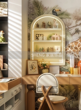 简约现代样板间儿童房摆件