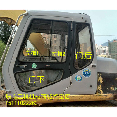 。住友SH60-2 120A2 200 100-2挖机玻璃 门窗左右前后挡风玻璃