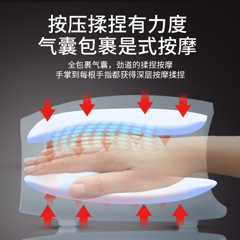。手部按摩器手指关节手腕麻木P按摩仪手掌鼠标手经络揉捏电动护