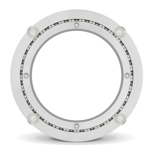 。静音铝合金餐桌转盘底座轴承旋转桌子实木A大理石玻璃圆桌家用4