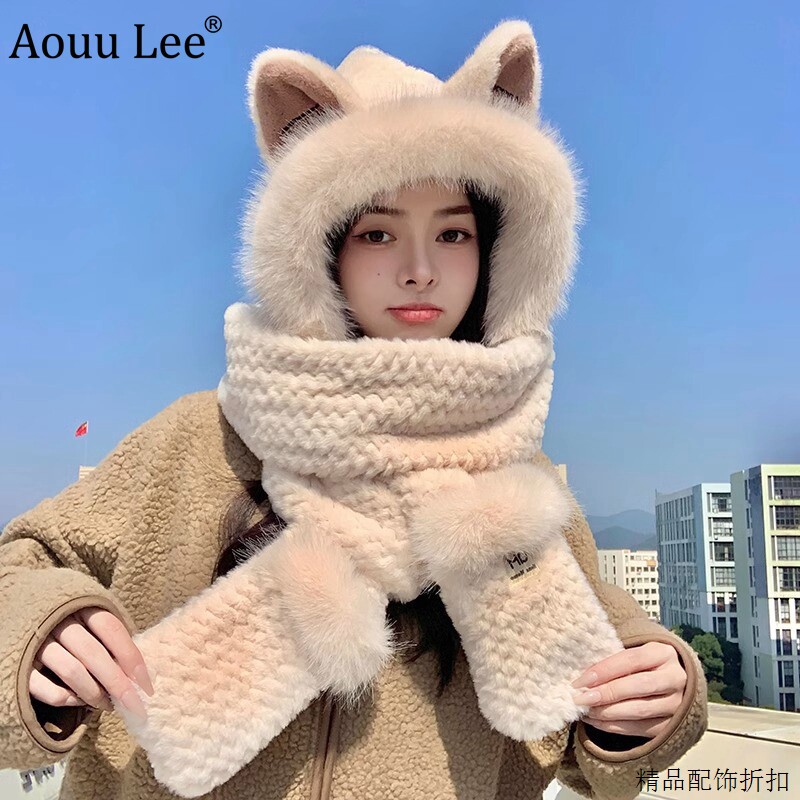 女冬季东北旅游户外防寒雷锋帽