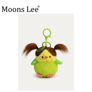 Moons Lee原创小众吱吱叫炸毛小鸟挂件玩偶摇晃发声毛绒公仔书包