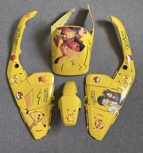 适用于9号F90/F60/F35/F90m电动车全套外壳改装拉花烤漆件车壳就