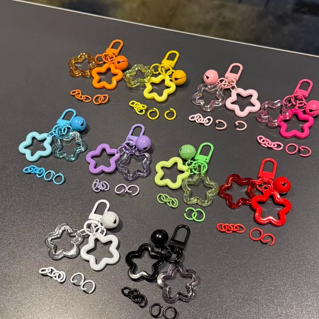 拼豆钥匙扣配件烤漆弹簧扣梅花扣钥匙花朵形开口环扣DIY配件合金,玩具/童车/益智/积木/模型,拼豆/拼豆工具,淘宝优惠券,粉丝福利购,淘宝优惠卷