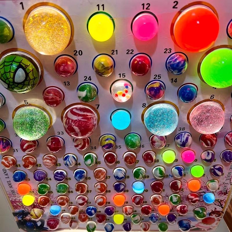 龙珠抽抽乐盲盒夜光弹力球