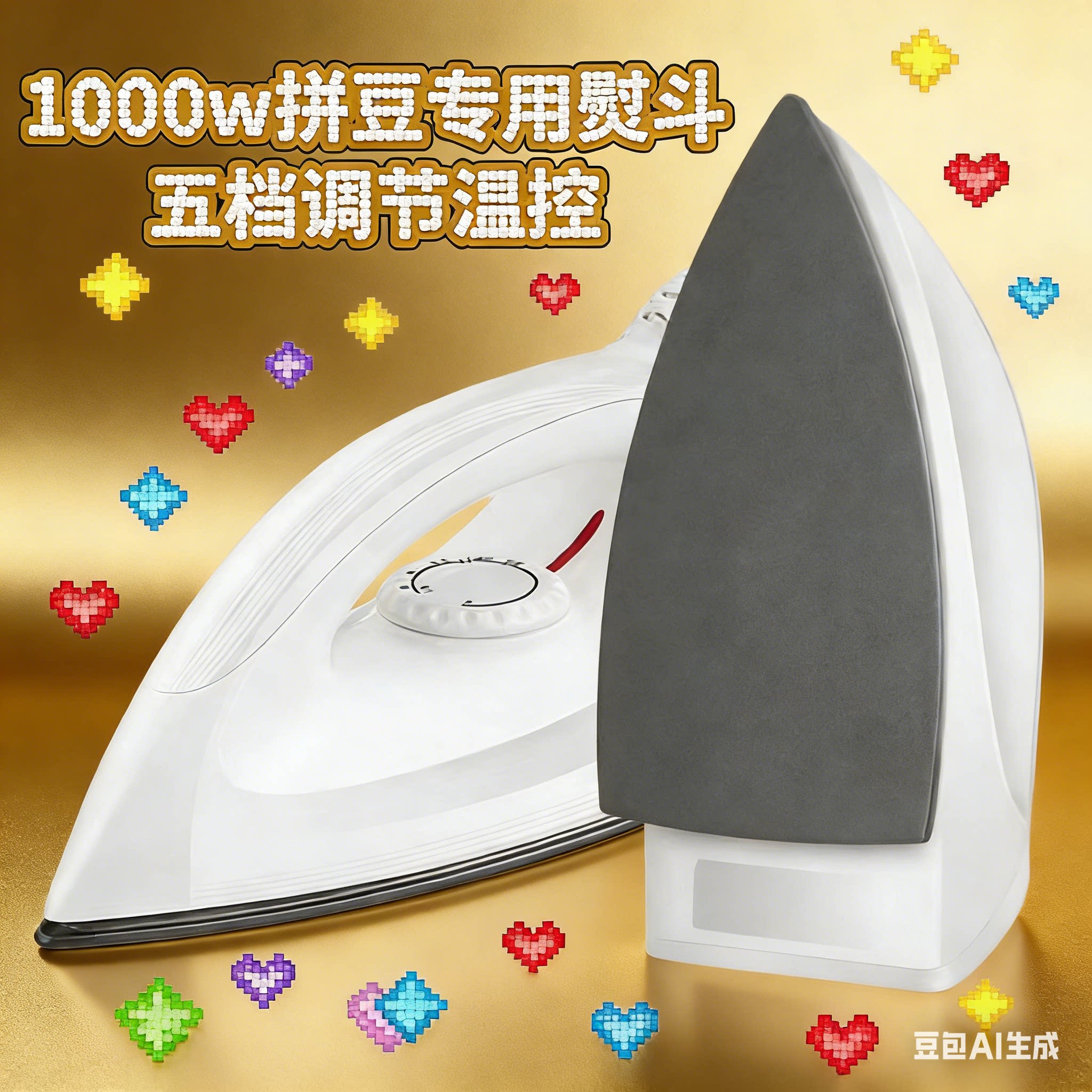 手工拼豆专用电熨斗大白熨烫豆机迷你diy工具宿舍女孩儿童小功率