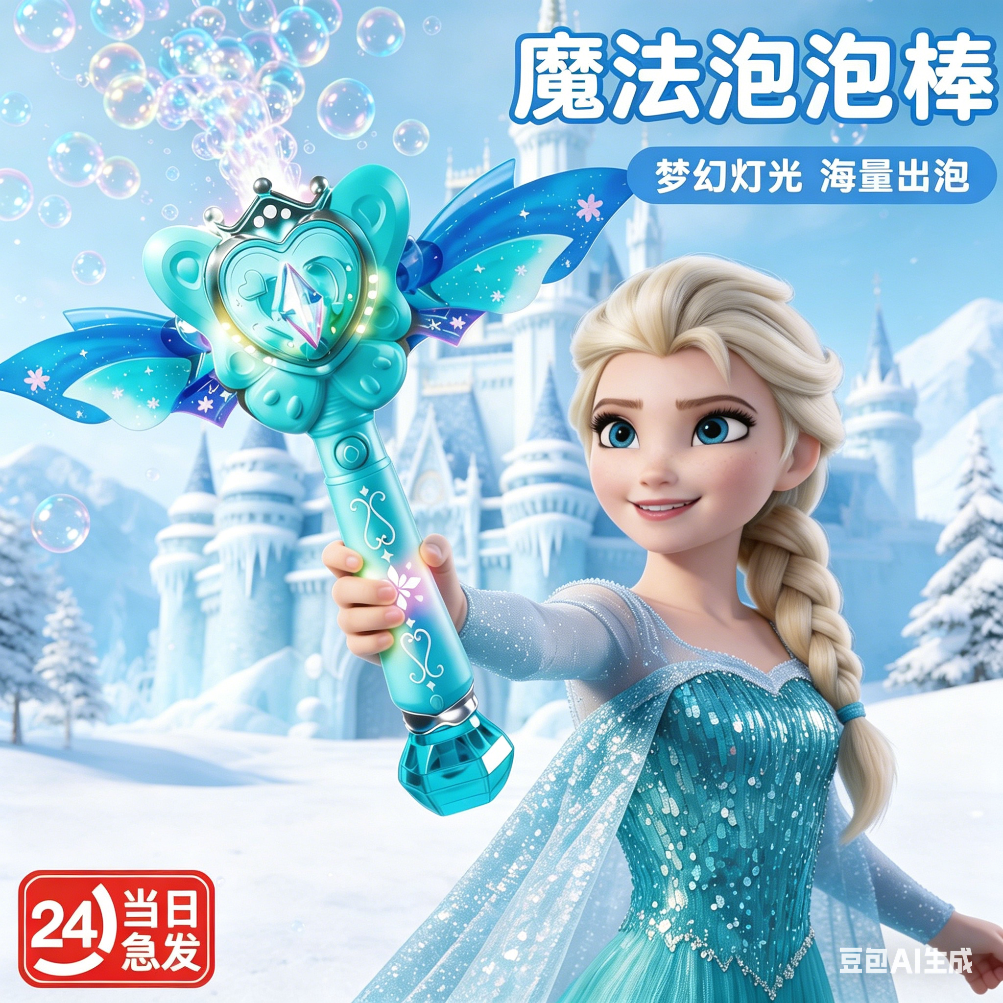 2026新款冰雪爱艾莎公主女孩子玩具六一儿童节礼物3到6岁以上女童