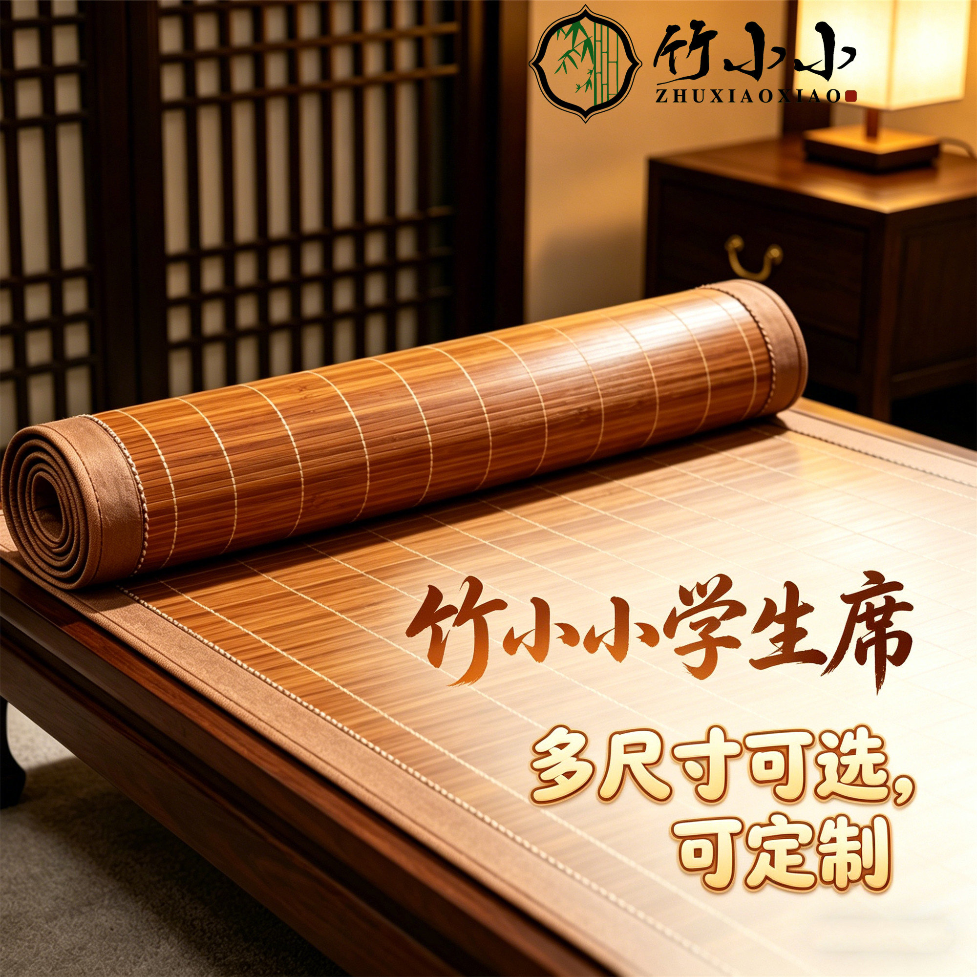 竹席小凉席夏天70寝室80厘米单人床85宿舍60儿童席90学生席子定制