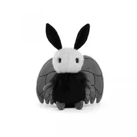 New plush toy skull, moth Miffy, sky moth doll in stock, new Halloween doll from the UK thumbnail 3
