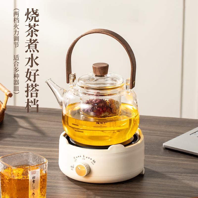 圆格多功能电陶炉茶炉家用煮茶器茶具电陶炉三合一煮茶器围炉具