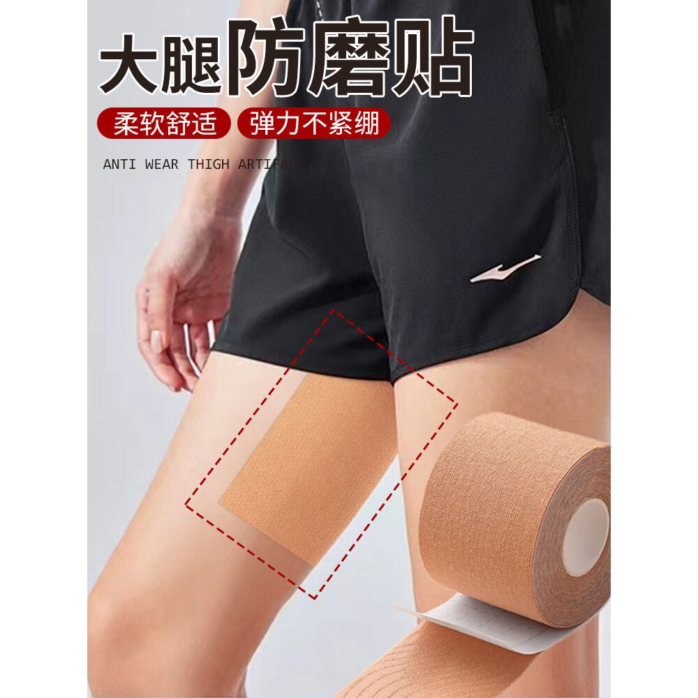 大腿防磨贴内侧防摩擦透明隐形贴男女大腿根部磨损走路防磨腿神器
