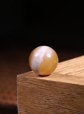 12mm正宗新疆和田玉籽料圆珠