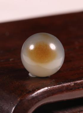 天然新疆和田玉巧色糖手串配珠