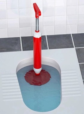 蹲厕堵塞疏通器家用管道疏通器厕所下水道吸泵搋子蹲坑疏通神器