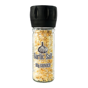 大蒜海盐研磨瓶蒜香调味料牛排低脂健身鸡胸肉西餐调料赫芮姆进口