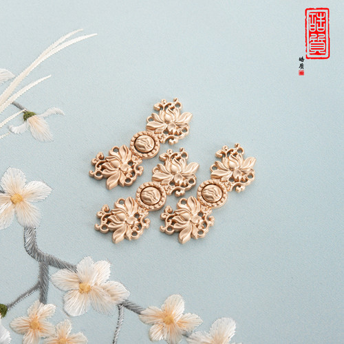 皓质汉服旗袍纽扣蝴蝶结