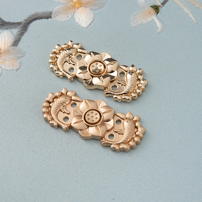 皓质原创新品中式中国风金属盘扣