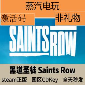 黑道圣徒 重启版 Steam正版CDK Saints Row 国区 激活码 现货秒发