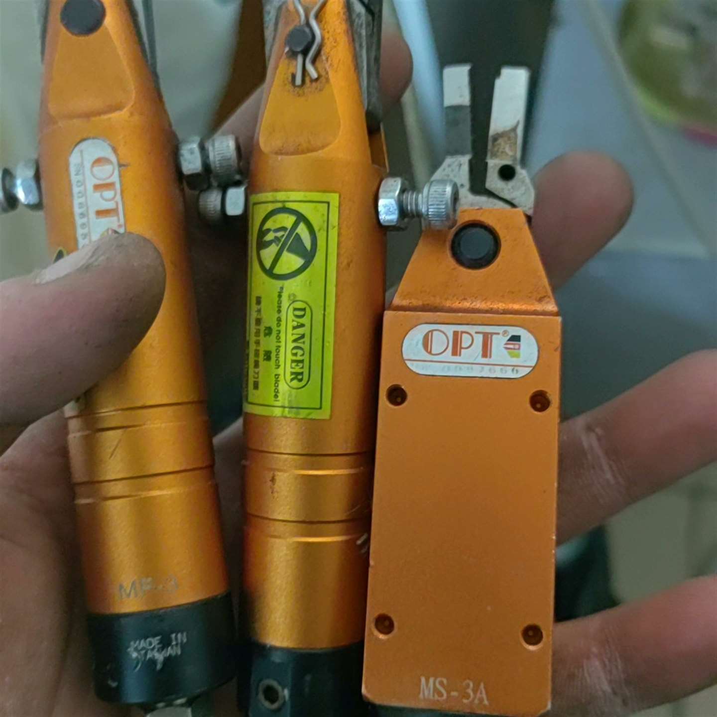 可维修OPT气剪MP-3，MS-3A橙色铝合金本体，议价