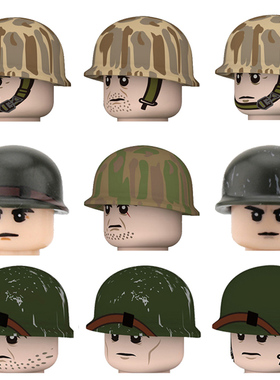 现货速发HOT WW2 US Mies Sdier Buildig Blos ty Ifatry