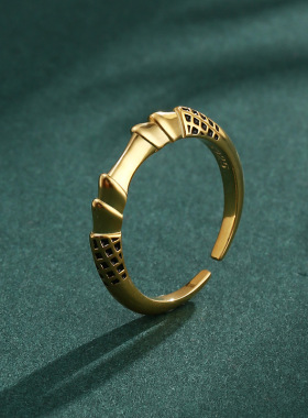 日本coss koko银老头环戒指 女巫梅林娜灵马哨笛指环 托雷特 艾