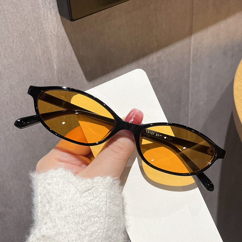 日本coss koko英式复古椭圆框小框太阳镜遮阳眼镜时尚sunglasses