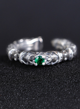 日本Coss KoKo国潮风龙戒男戒指小指尾戒男士潮单身个性做旧