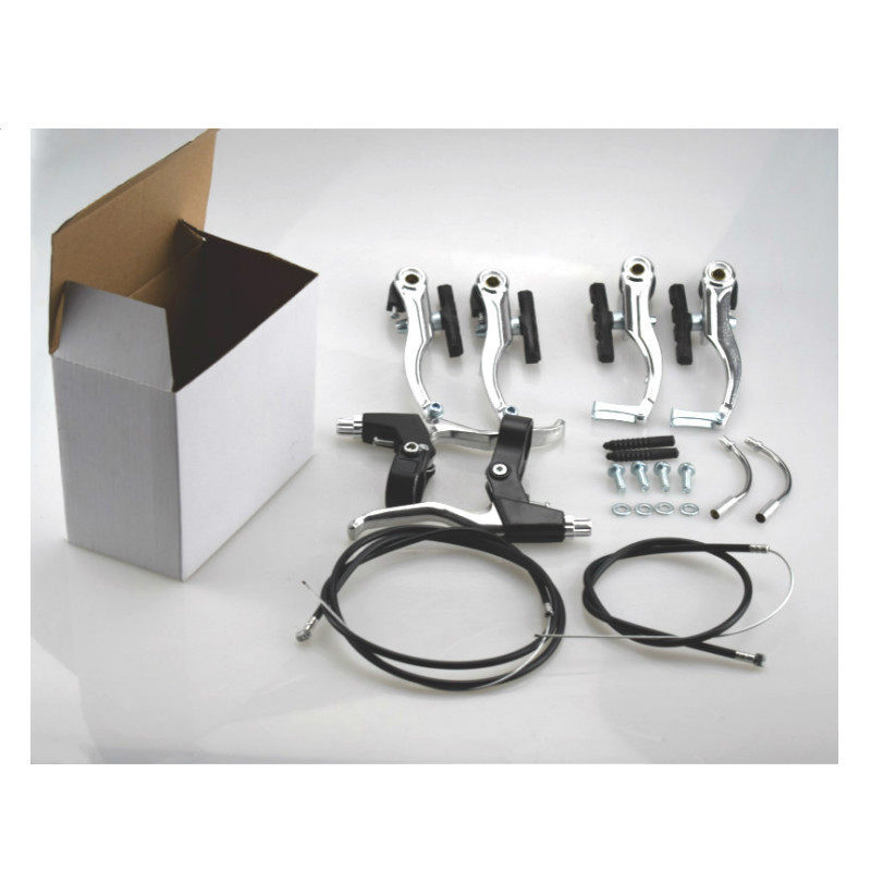 自行车v刹套件 公路车v刹车器 山地车制动闸器配件铝合金工厂