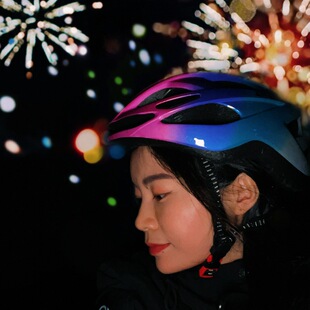 自行车头盔男女山地车公路车折叠平衡车单车轮滑安全盔帽骑 行装