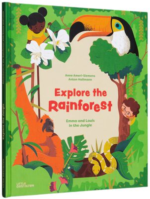 【预售】探索雨林：丛林中的艾玛和路易斯 EXPLORE THE RAINFOREST 进口童书 儿童精选