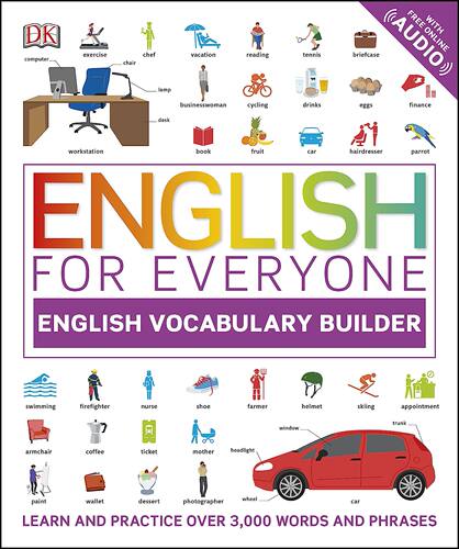 【预售】英文原版DK人人学英语 英语词汇学习English for Everyone English Vocabulary Builder 看图学单词 小花生网推荐