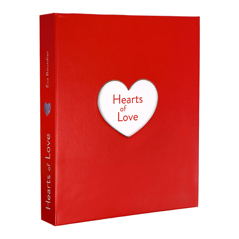 书hearts of love爱心手绘情侣头像纸艺立体书爱情表白创意礼品书籍