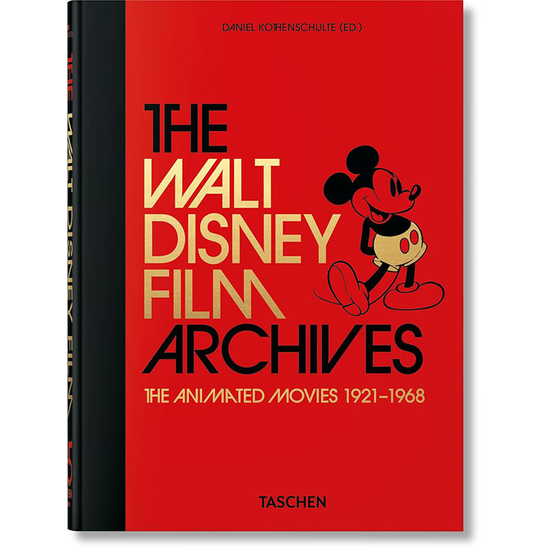 【现货】TASCHEN 40th The Walt Disney Film Archives.40周年纪念版沃特·迪斯尼电影档案:1921年至1968年动画电影英文原版图书