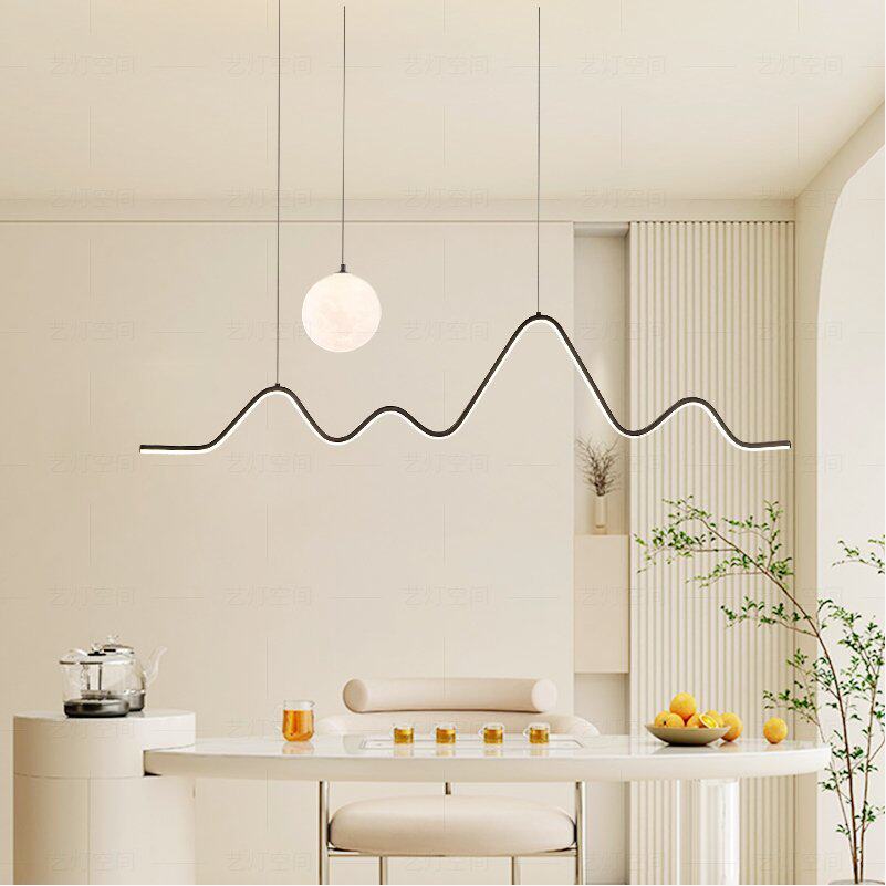 优选艺灯空间 全光谱护眼餐厅吊灯现代简约创意极简餐桌吧台护眼,家装灯饰光源,护眼吊灯,淘宝优惠券,粉丝福利购,淘宝优惠卷