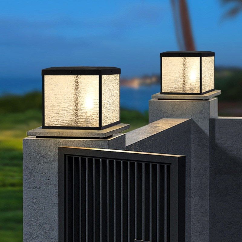 优选柱头灯太阳能柱子灯大门两侧户外庭院墙围栏防水现代接电款围,家装灯饰光源,柱头灯,淘宝优惠券,粉丝福利购,淘宝优惠卷