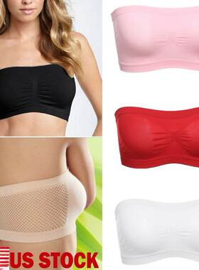 平口 Tube Top bras Women's Sexy Strapless Bra 薄款夏季女
