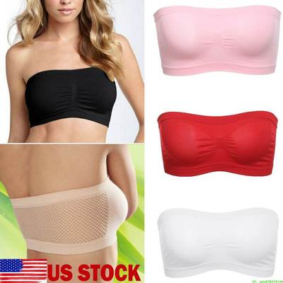 平口 Tube Top bras Women's Sexy Strapless Bra 薄款夏季女