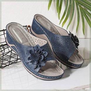 2022 Women's Shoes Sandals Slippers Large Size Women's Braid