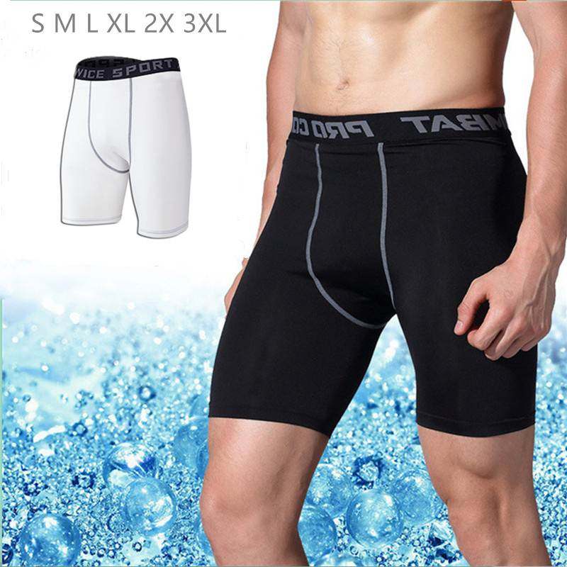 Men Sports Gym Compression Under Base Layer Shorts Tights Ha