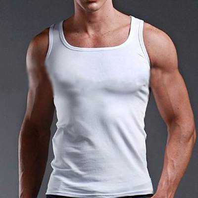 itness Muscle Sleeveless Singlet Top Vest Tank man's clo