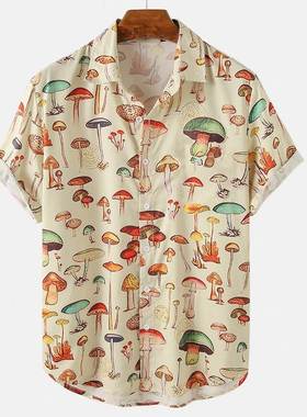 , Color Elements, Mushroom Pattern, 3d Print Button, 5xl Top