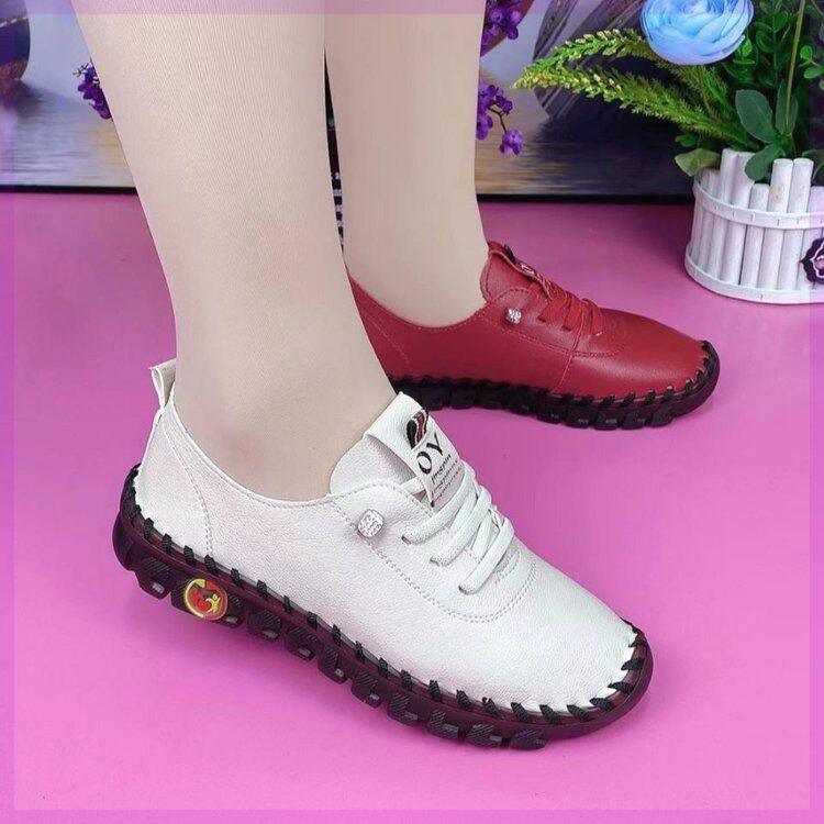 2022 Women's beef tendon soft sole mom flat single casual. L