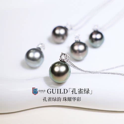 BEAUFINA天然大溪地黑珍珠项链