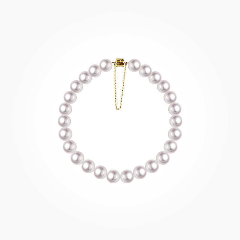 BEAUFINA14k金磁吸扣珍珠手链