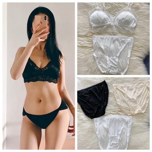 发顺丰买手店 100真丝 甜美性感无痕低腰桑蚕丝内裤三角裤 2条/组