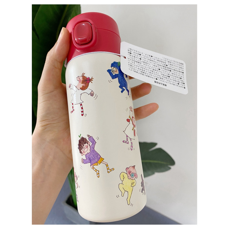只有1个 福利~ 买手店 日本coco酱 316可爱童趣便携保温杯350ml