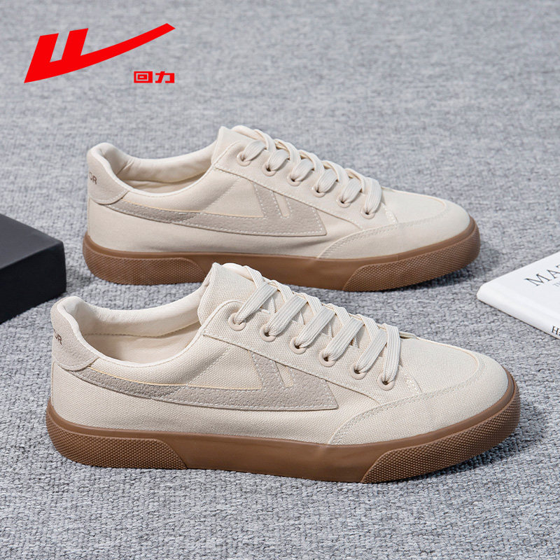 回力男鞋帆布鞋2026新款春夏厚底爆款布鞋舒适软底百搭鞋子