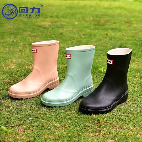 回力雨鞋时尚潮流透气雨靴女士