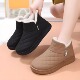 休闲保暖雪地靴防寒加厚妈妈鞋 加绒舒适女棉鞋 短筒靴 冬季 2025新款