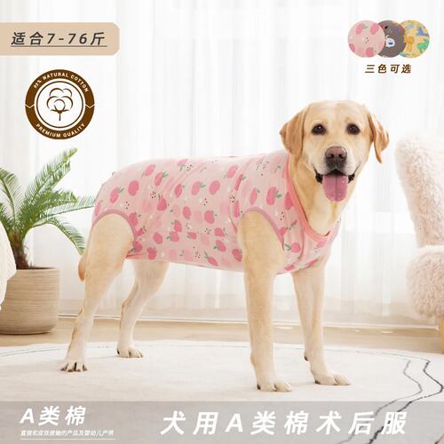 纯棉磨毛高品质中大型犬防脏金毛